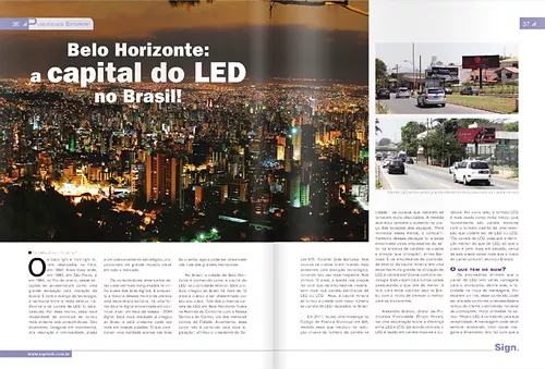 Sepex-MG fala sobre a Capital do LED no Brasil – BH na Revista Sign